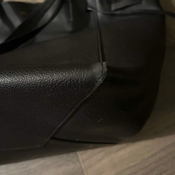 Celine Cabas Phantom Tote, Black Leather, Size Large - Picture 9 of 12